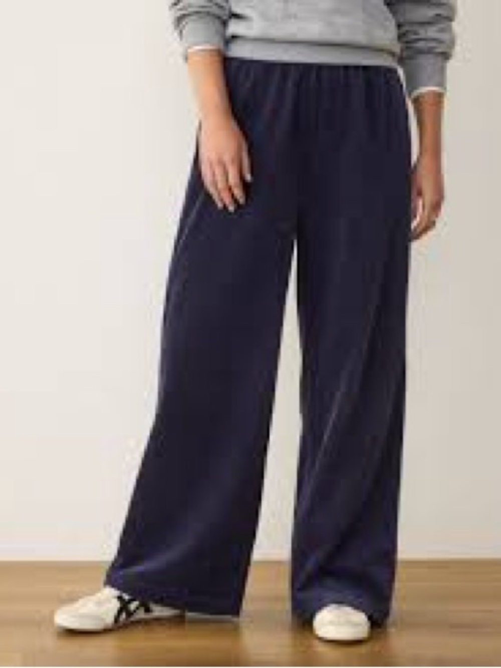 Marine Layer NWOT Wide Leg Black Corduroy Trouser Pants Sz Large